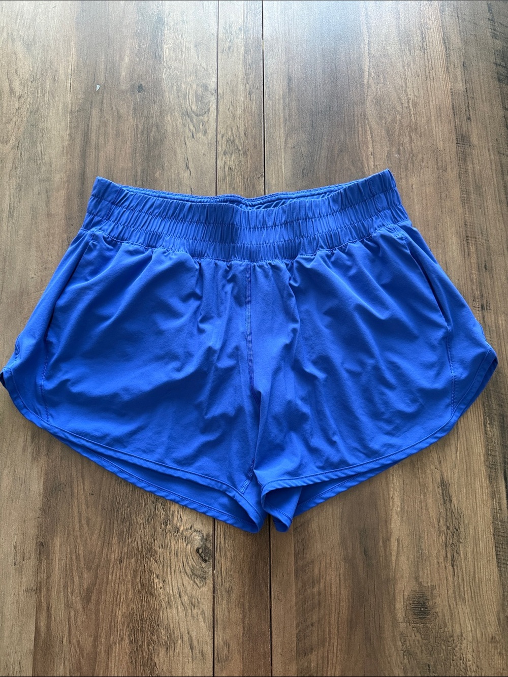 High-Rise Athletic Shorts in Royal Blue